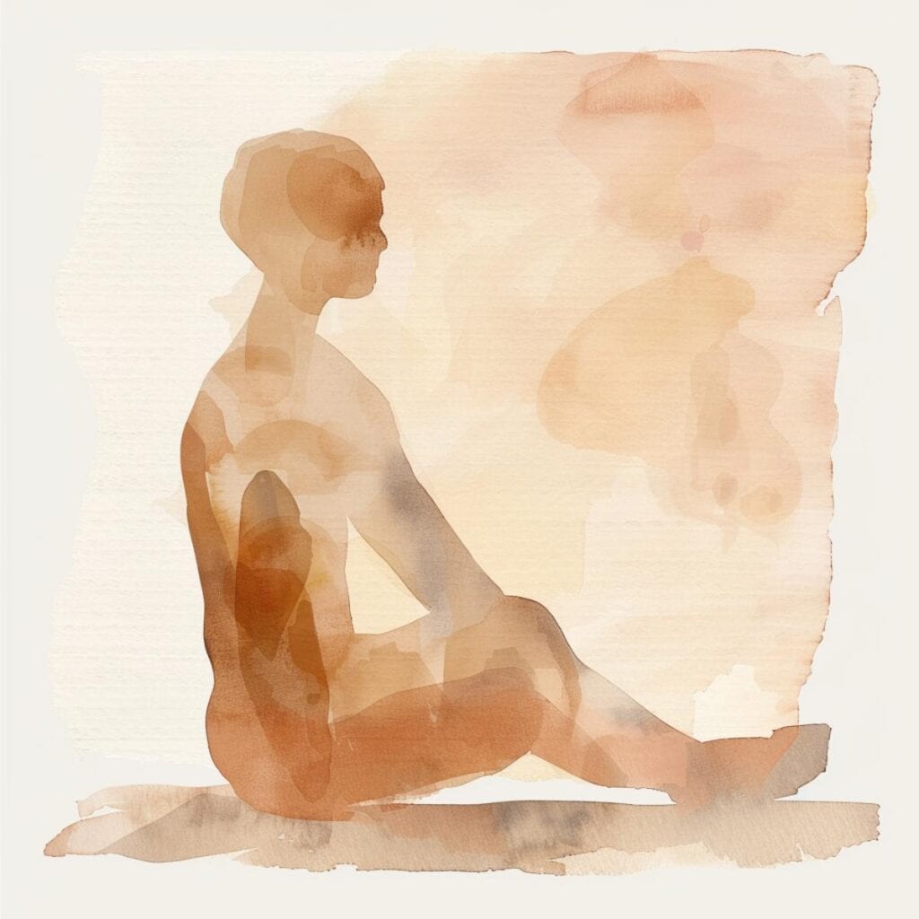 Calm woman practicing yoga for wellness and mindfulness in a peaceful setting.