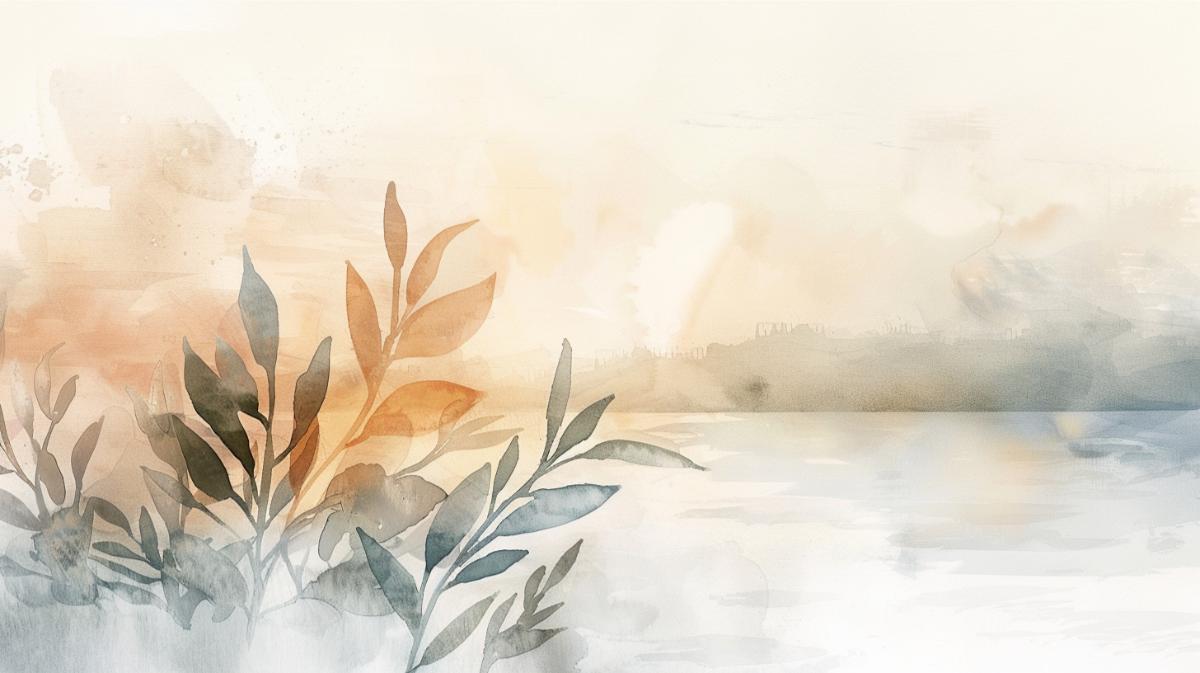 Plants near the edge of water